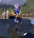 1boy 1girl crossover dragon female freedom_planet galaxytrail galestar01 hedgehog male sash_lilac sega sonic_(series) sonic_the_hedgehog sonic_the_hedgehog_(series) story_at_source tagme underwater underwater_sex vaginal_sex
