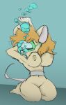 1girl bubbles byondrage chip_&#039;n_dale_rescue_rangers darkbunny666 disney female gadget_hackwrench goggles mouse nude solo tagme underwater 