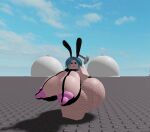  bunnysuit female_only hyper_breasts roblox ussr124 