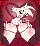  1boy 1femboy angel_dust_(hazbin_hotel) anthro anthro_only anthrofied armwear ass backsack bedroom bedroom_eyes bubble_ass bubble_butt camera_view femboy grabbing_own_ass grin half-closed_eyes hazbin_hotel legwear looking_at_viewer looking_back looking_back_at_viewer male_only panties recording smiling_at_viewer smirk spider_humanoid spotted_fur spread_ass spreading_ass spreading_own_ass sqwdink stockings thong vivienne_medrano white_body white_hair yaoi yaoi 