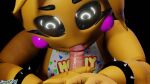  1boy 1girl 3d 3d_animation anthro deanm1ken fellatio female five_nights_at_freddy&#039;s furry high_res high_resolution human loop male male/female male_human oral oral_penetration oral_sex penis robot robot_girl toy_chica video webm 