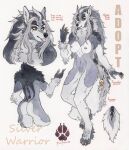  1girl anthro character_sheet female_only fur furry lirietrai model_sheet tagme 