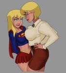  1girl 1girl blonde_hair breasts comic_book_character female_focus high_res justice_league_unlimited long_hair medium_breasts patreon patreon_paid patreon_reward solo_female something_unlimited sunsetriders7 supergirl superheroine tagme teen 