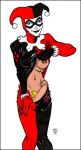  1997 batman_(series) clown dc dc_comics futanari harleen_quinzel harley_quinn intersex solo tcatt 