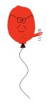 1boy 2024 balloon balls cartoon_network closed_mouth dexter_keane glasses grin grin looking_down male male_only mustache nude open_eyes penis red_balloon red_penis smile tagme testicle the_amazing_world_of_gumball white_background