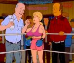  boxing_gloves boxing_ring crop_top king_of_the_hill luanne_platter massive_breasts shorts thighs 