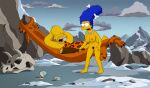  breasts erect_nipples gp375 homer_simpson marge_simpson nude pubic_hair pussy the_simpsons thighs 