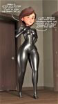  breasts erect_nipples_under_clothes helen_parr leather_suit the_incredibles thighs 