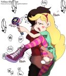  1boy 1girl blonde_hair brown_hair canon_couple horns marco_diaz penis_in_pussy sex star_butterfly star_vs_the_forces_of_evil vaginal vaginal_penetration vaginal_sex 
