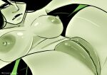  big_breasts erect_nipples kim_possible nude shaved_pussy shego spread_legs thighs 