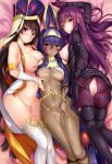 animal_ears ass big_breasts bodysuit breasts bunny_ears clothed_female cum fate/grand_order fate_(series) female_focus female_only high_res long_hair mature mature_female niro nitocris_(fate) nitocris_(fate/grand_order) pussy scathach_(fate) stockings tagme video_game_character video_game_franchise xuanzang_(fate)
