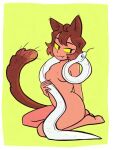 callie_(my_dragon_gf) cat_ears cat_girl cat_tail completely_nude_female fawnduu my_dragon_girlfriend snake webtoon