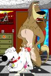   brian_griffin crossover dukey family_guy yaoi johnny_test wildwulf  
