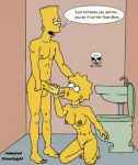  animated bart_simpson gif incest lisa_simpson the_fear the_simpsons yellow_skin 