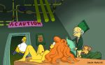  great_moaning homer_simpson mindy_simmons montgomery_burns the_simpsons waylon_smithers yellow_skin 