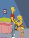  animated bart_simpson gif lisa_simpson the_fear the_simpsons yellow_skin 