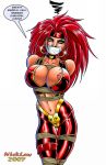  battle_chasers big_breasts breasts nipples red_monika thenicklaw 