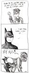  batman batman_(series) bruce_wayne catsketch dc dc_comics edward_nygma gay male male_only monochrome the_riddler yaoi 