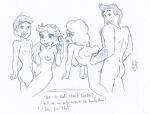 2_girls 2boys angie_diaz breasts doggy_position group_sex marco_diaz monochrome nipples penis_in_pussy pussy rafael_diaz sex sex_from_behind sketch star_butterfly star_vs_the_forces_of_evil vaginal