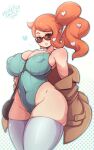  1girl 1girl alternate_breast_size big_breasts big_breasts breasts clothed clothed_female coat female_focus female_only glasses heart hourglass_figure huge_ass huge_breasts human human_only leotard long_hair mature mature_female nintendo orange_hair pokemon pokemon_ss ponytail red_hair secretly_saucy skindentation solo_female solo_focus sonia_(pokemon) source_request stockings sunglasses tagme text thick_thighs tinted_eyewear video_game_character video_game_franchise voluptuous watermark wide_hips 