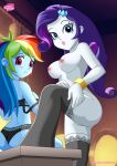  2_girls bbmbbf equestria_girls equestria_untamed hasbro mlp mlp:eg mlp:fim mlp_fim mlp_g4 mlpeg mlpfim my_little_pony my_little_pony:_equestria_girls my_little_pony:_friendship_is_magic my_little_pony_equestria_girls my_little_pony_friendship_is_magic my_little_pony_generation_4 older older_female palcomix rainbow_dash rainbow_dash_(eg) rainbow_dash_(mlp) rarity rarity_(eg) rarity_(mlp) underwear undressing young_adult young_adult_female young_adult_woman 
