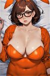  ai_generated big_breasts corset glasses scooby-doo velma_dinkley 