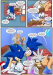  2_boys 2_girls 2boys bbmbbf comic furry idw_publishing mobius_unleashed palcomix sega silver_the_hedgehog sonic_the_hedgehog sonic_the_hedgehog_(series) tangle_the_lemur whisper_the_wolf whispered_moans_(comic) 