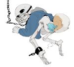 1boy 2020s 2022 2d 2d_(artwork) all_fours anal anal_plug animated_skeleton ankle_cuffs bad_id bad_twitter_id bandage bottom_sans bottomless butt_plug chains digital_media_(artwork) dog_tail hoodie inactive_account looking_at_viewer looking_back looking_back_at_viewer male male_only malesub monster monster_boy muzzle_(object) object_insertion questionable_consent sans sans_(undertale) skeleton solo submissive submissive_male toubigaizi twitter uke_sans undead undertale undertale_(series) video_game_character video_games white_background