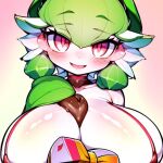    ai_generated gardevoir looking_at_viewer qmai_(artist) 