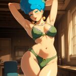  ai_generated lingerie marge_simpson sexy_body the_simpsons wide_hips 