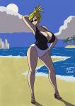  axel-rosered beach big_breasts blonde_hair posing swimsuit tagme 