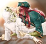  aozora_kyuuji breasts cleric couple fire_emblem fire_emblem:_seima_no_kouseki fire_emblem_sacred_stones joshua_(fire_emblem) kiss kissing lowres natasha_(fire_emblem) nipples prince 