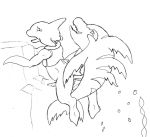  digimon dolphmon glenn_(artist) orcamon underwater_sex 