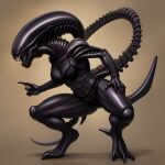 ai_generated alien alien_(franchise) alien_girl breasts female_only frosting.ai humanized lingerie xenomorph