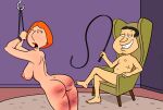 ass bdsm big_breasts erect_nipples family_guy glenn_quagmire lockandlewd lois_griffin nude thighs whip whip_marks