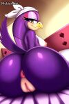 ai_generated anthro anus avian bed booty breasts butt butthole female_only mobians.ai pussy sega sonic_the_hedgehog_(series) thick_thighs wave_the_swallow