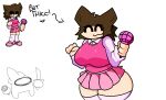 ^w^ big_ass big_breasts big_thighs coffee_(oc) coffee_bitch female_only friday_night_funkin friday_night_funkin_mod pink_clothes reference_image thicc vs_impostor 