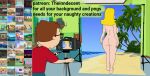  american_dad big_breasts francine_smith modeling mother_&amp;_son nude steve_smith taking_picture 