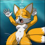 1girl anthro aquaphilia asphyxiation cum cumming drown drowning female fox furry genderswap miles_&quot;tails&quot;_prower millie_tailsko navel nipples nude orgasm pussy sega solo sonic_(series) sonic_the_hedgehog_(series) squirt squirting tagme underwater underwater_peril yurifurryuw