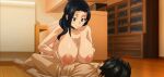 anime big_breasts hajimete_no_hitozuma hentai mary_jane_(company) milf mole mole_under_mouth nude on_floor paizuri paizuri_lead_by_female togawa tomoko