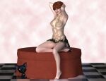 1girl 3d black-kat-3d-studio breasts clothing female_only solo_female