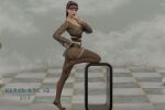 1girl 3d ass black-kat-3d-studio breasts female_only solo_female