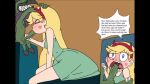 1boy 1girl blonde_hair ludo_avarius star_butterfly star_vs_the_forces_of_evil tagme webm yellow_hair