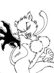angry assesina breasts cat_folk cheetah cheetah_(dc) dc_comics furry solo