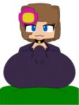  1boy 1girl 2d 2d_(artwork) 2d_animation 2d_artwork balls beat_banger big_breasts big_penis clothed_female_nude_male female_focus gif gif gif green_skin huge_breasts huge_cock jenny_belle male/female male_on_female male_pov minecraft paizuri paizuri paizuri_under_clothes straight toriel_beat_banger zombie_(minecraft) 