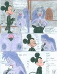 breasts comic crossover cum disney disney_channel green_eyes lipstick madam_mim mickey_mouse mouse naked_female nipples nude penis purple_hair shrekrulez the_sword_in_the_stone witch