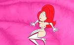  1girl 1girl breasts cartoon_network female_only foster&#039;s_home_for_imaginary_friends frankarella frankie_foster naked_female navel nude nude nude_female red_hair screenshot_edit tagme 