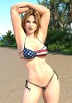  1girl 3d abs alluring arms_up athletic athletic_female beach biceps big_breasts bikini blonde_hair blue_eyes breasts dead_or_alive dead_or_alive_2 dead_or_alive_3 dead_or_alive_4 dead_or_alive_5 dead_or_alive_6 dead_or_alive_xtreme dead_or_alive_xtreme_2 dead_or_alive_xtreme_3 dead_or_alive_xtreme_3_fortune dead_or_alive_xtreme_beach_volleyball dead_or_alive_xtreme_venus_vacation female_abs female_focus female_only fit_female hands_on_head hourglass_figure long_hair navel outside pin_up standing tecmo tina_armstrong v1rwr wide_hips 