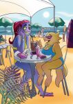 2_girls 2d 2d_(artwork) alphys anthro anthro_focus anthro_only artist_name ass background_character beach big_breasts blue_body blue_skin breast_size_difference breasts buckteeth canon_couple chair chubby chubby_anthro chubby_female couple deviantart digital_media_(artwork) dinosaur dinosaur_girl duo duo_focus ear_fins eyepatch female_anthro female_focus fins fish fish_girl flip_flops glasses hair head_fins lizard lizard_girl lizard_tail long_hair marine medium_breasts midluuna monster monster_girl nipples no_sex non-mammal_breasts outside plant ponytail pussy red_hair red_ponytail reptile reptile_girl reptile_tail scalie sea sharp_teeth ship shortstack sitting sitting_on_chair sky slit_pupils source_request sun surfboard swimsuit swimwear table tail talking talking_to_another teeth undertale undertale_(series) undyne video_game_character video_games yellow_body yellow_sclera yellow_skin yellow_teeth yuri