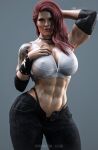 1girl 1girls 3d 3d_model abs alluring ass athletic_female big_breasts breasts bubble_ass bubble_butt cga3d cleavage clothing curvaceous curvy curvy_body curvy_female curvy_figure erect_nipples erotichris female female_abs female_only fit_female hard_nipples huge_breasts lita_(wrestler) patreon_username real_person red_hair solo tattoos thick_thighs thong twitter_username voluptuous voluptuous_female wide_hips wrestling wwe wwe_diva wwe_divas